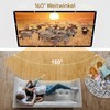 Screen Projector Thickened and Anti-Wrinkle Portable Projector Screen, 16:9 HD