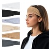 Tweruna 6 Pack Wide Headbands for Women Non Slip, Thick