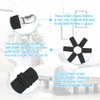 Sheet Fastener Kit with 6 Way Cross Sheet Clips and