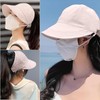 HORREX Summer Hat Women's Summer Sun Hat Women's Ponytail Baseball