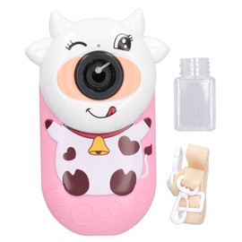 Cow Type LeakageProof Soap Bubble Blower Children Toys Bubble Gifts for Kids and Girls(Pink )
