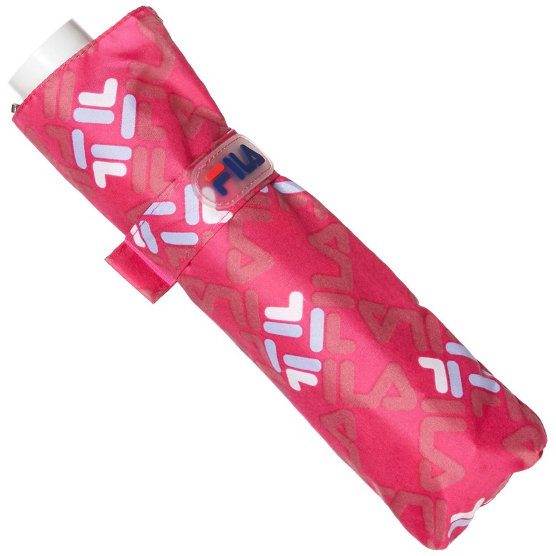 Maruju Corporation FILA 10002806 Logo Mini Folding Umbrella, 21.7 inches