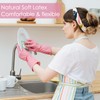 ATZNZIK 12 Pairs Rubber Cleaning Gloves for Dishwashing Reusable Kitchen