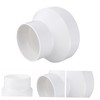 Mobestech Abs Exhaust Reducer Adapter Ventilation Hose Connector PVC Reducer