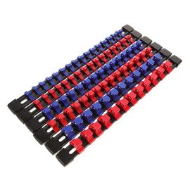 PACKOVE 6pcs Magnetic Socket Organizer Multi Tool Holder for Sockets Lightweight and Easy to Install for Automotive Garage Use