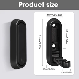 Shengsenfu Foldable Towel Hooks for Bathroom - Heavy Duty Wall Hooks for Hanging Coats Robes & Purses Space-Saving Storage Solution for Closet Entryway Pool & Kitchen Foldable Towel Hooks (Black)