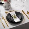 Disposable Gold Placemats Set of 16 Metallic 13 Inch Gold