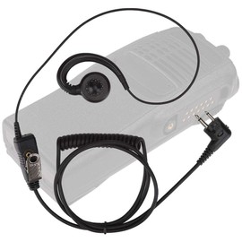 Two Way Radio Earpiece, Noise CancellingHeadset Mic Earpiece Headset with Mic PTT, Earphone for 2-pin Two Way Radio Headset Mic