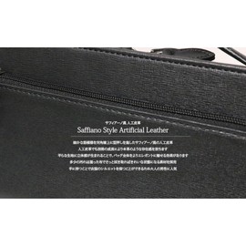 Berkut Double Zipper, Second Bag, Clutch Bag, Handbag, Formal, Saffiano Black