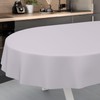 ANRO Oilcloth Tablecloth, Washable, Oilcloth, Garden Tablecloth, Outdoor, Indoor, Oval,