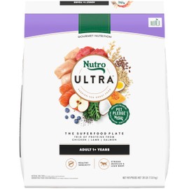 Nutro Nutro Ultra Adult Dry Dog Food with a Trio of Proteins from Chicken, Lamb and Salmon, 30 lb. Bag