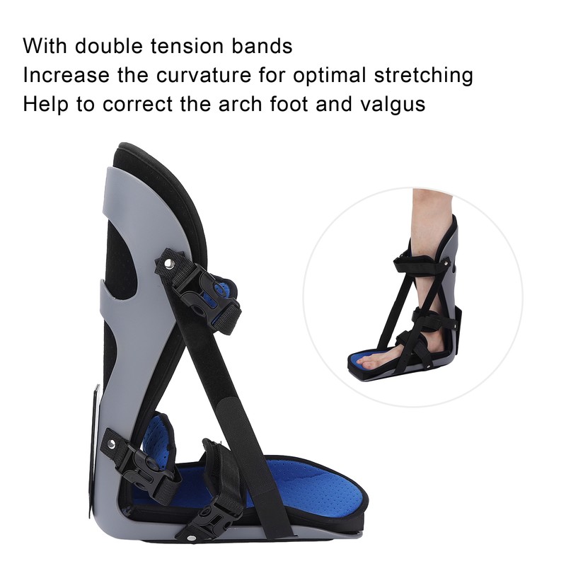 Ankle Support Stabilizer Brace Splint Adjustable Plantar Fascitis Foot Drop