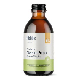 Neem Aceite Puro Orgnico Prensado en Fro Capilar y Facial antiinflamatorio anti-acne, Hebbe Cosmetics  Ludika 250ml                                   