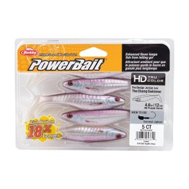 PowerBait The Champ Swimmer HD Purple Smelt 4.6in