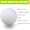 KOFULL Golf Practice Balls, Fake Hollow Plastic Golf Balls for