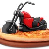 Asdirne Pizza Cutter, Motorbike Pizza Cutter Wheel with Non-Stick Stainless