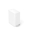simplehuman Small Bathroom Trash Can with Lid, Stainless Steel Waste