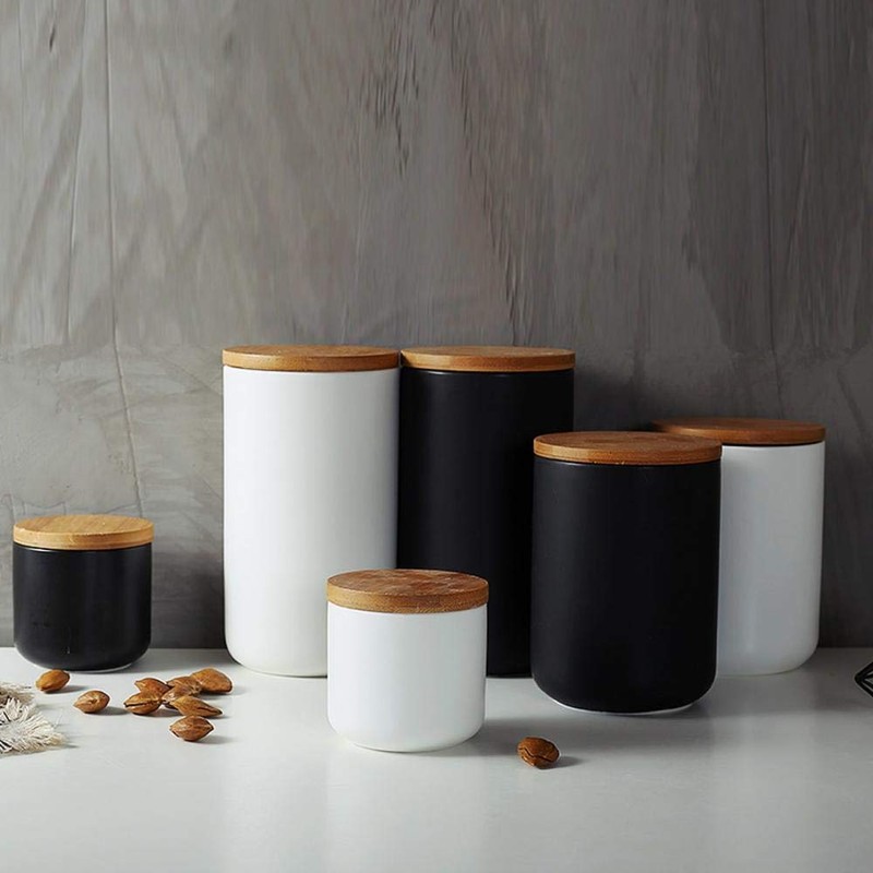 MilkyWay Food Storage Jar Strong Ceramic Storage Canisters with Airtight