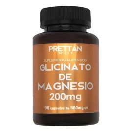 Glicinato De Magnesio Prettan 90 Capsulas 500mg