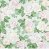 20 Napkins White Roses on Mint Flowers Table Decoration 33