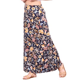 Popana Womens Long Maxi Skirt Casual Convertible Sundress Plus Size Made in USA Floral DT18 2X