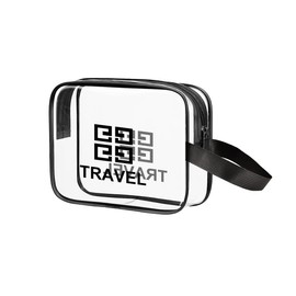 Ruayia Kosmetiktasche Durchsichtig 1 Stück，Kulturtasche Transparent wasserdichte PVC-Reise-Waschtaschen Make-up-Taschen - Durchsichtig 1 Stück - S