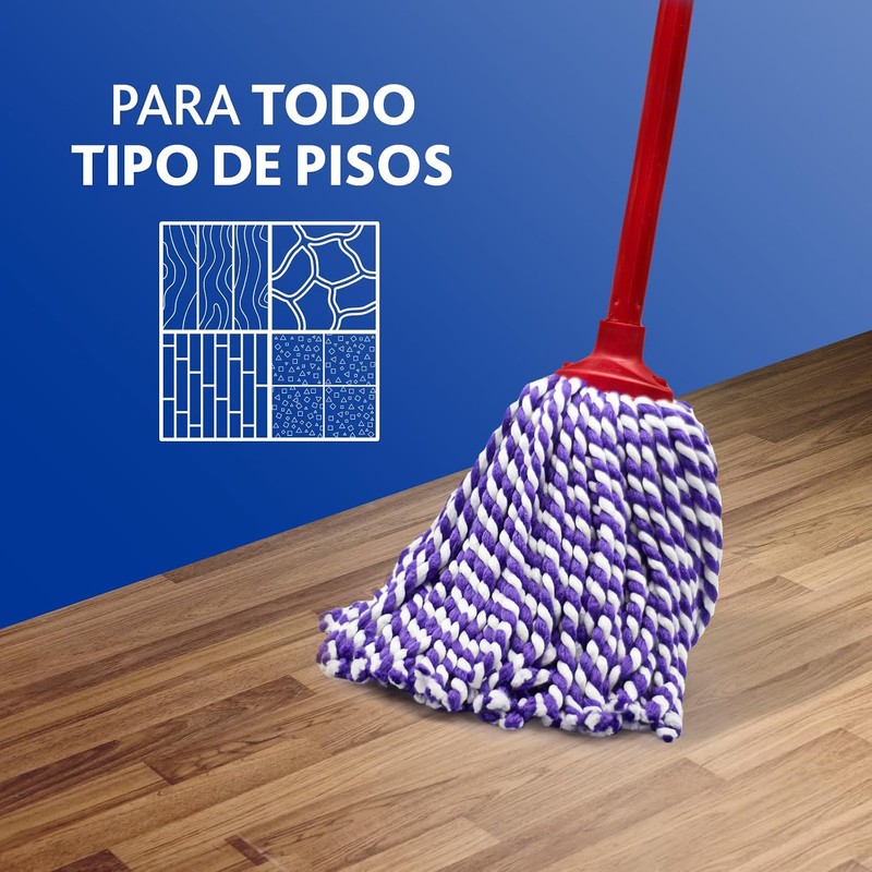 Repuesto Mop Microfibra Plus Vileda 176924 – Limpieza sin esfuerzo