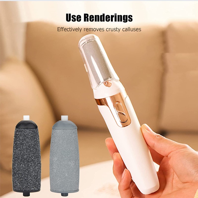 Replacement Heads for Flawless Pedi, Ancable 8-Pack Replacement Roller Refills