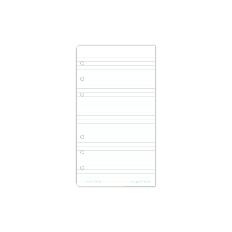 Day-Timer 87128 Lined Note Pads for Organizer, 3 3/4 x