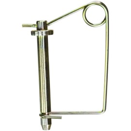 Double HH 5/8" X 4-1/4" Wire Lock Hitch Pin with Coil Tension Made of High Carbon Steel