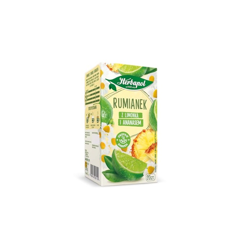 HERBAPOL Natural Tea Chamomile with Lime and Pineapple (20 *