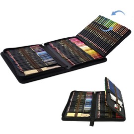 Colouring Pencil Drawing Pencil Art Set with Watercolour Pencils Graphite Pencils Charcoal Pencils for Writing Sketching and Drawing Ideal for Artists Beginners Adults and Children Set of 96