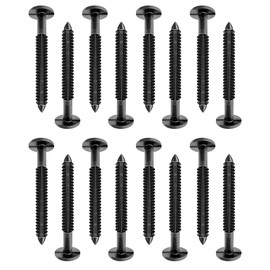 36Pcs 3 Inch Vinyl Shutter Fasteners Strongest Plastic Shutter Screws Window Shutters Hardware Exterior Spikes Loks for Fixing and Installing Decorative Exterior Vinyl Shutters