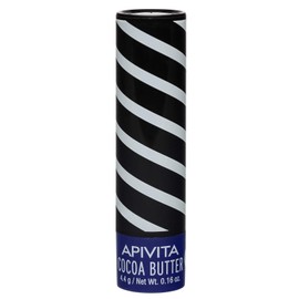 Apivita bálsamo labial con manteca de cacao SPF20 4.4 g – con miel, bisabolol y aceites vegetales – hidratación profunda y protección solar sin residuo graso