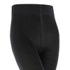 FALKE Girl's Comfort Wool Plain Tights, Black (Black 3000), 7