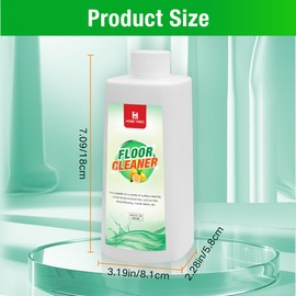 Floor Cleaning Concentrate for Mops Compatible with Roborock,Tineco, iRobot,Dreame,Ecovacs,Shark,Bissell,etc. For Hardwood and Multiple Surfaces,Non Toxic and Residue-Free(Lemon)