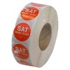 DayMark Day of The Week 1" x 1" Removable Label,