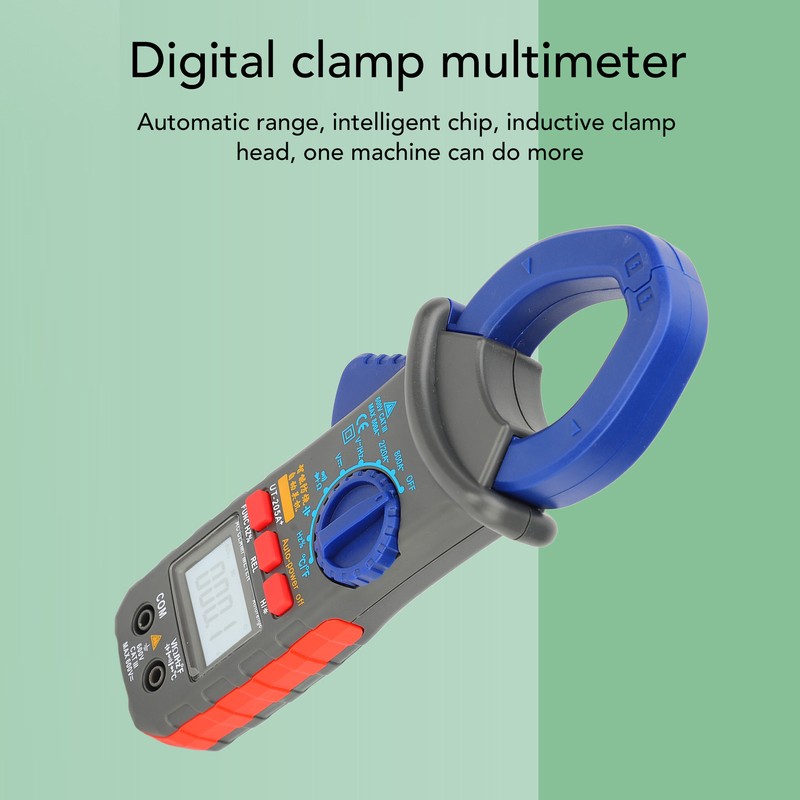 Digital Clamp Multimeter AC Volt Amp Meter Tester Intelligent High
