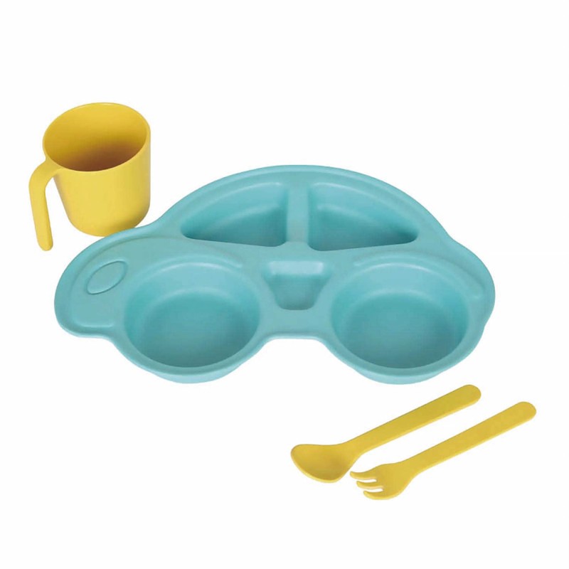 Dulton M&B Kids Plate Set Car K915-1274C Tray: Height 1.2