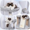 Hey-brother Cat Tree Tower, Scratching Posts with Removable Toys, Cozy