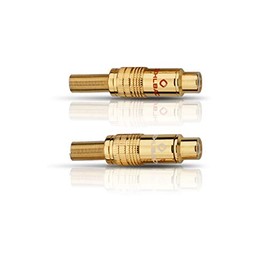Oehlbach CJK 51 CC Cinch Connectors for Cable Cross Section up to 5.5 mm Gold