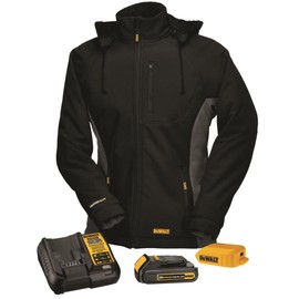 DEWALT DCHJ066C1-XL 20V/12V MAX Women's Heated Jacket Kit, Black, X-Large