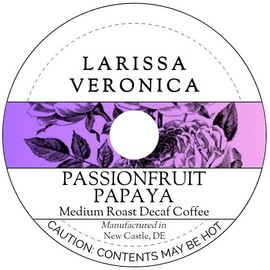 Passionfruit Papaya Medium Roast Decaf Coffee (Single Serve K-Cup Pods) (Gourmet, Naturally Flavored, Whole Coffee Beans) (12 pods, ZIN: 576873) - 3 Pack