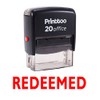 Printtoo Redeemed Self Inking Rubber Stamp Office Stationary Custom Stamp-Red