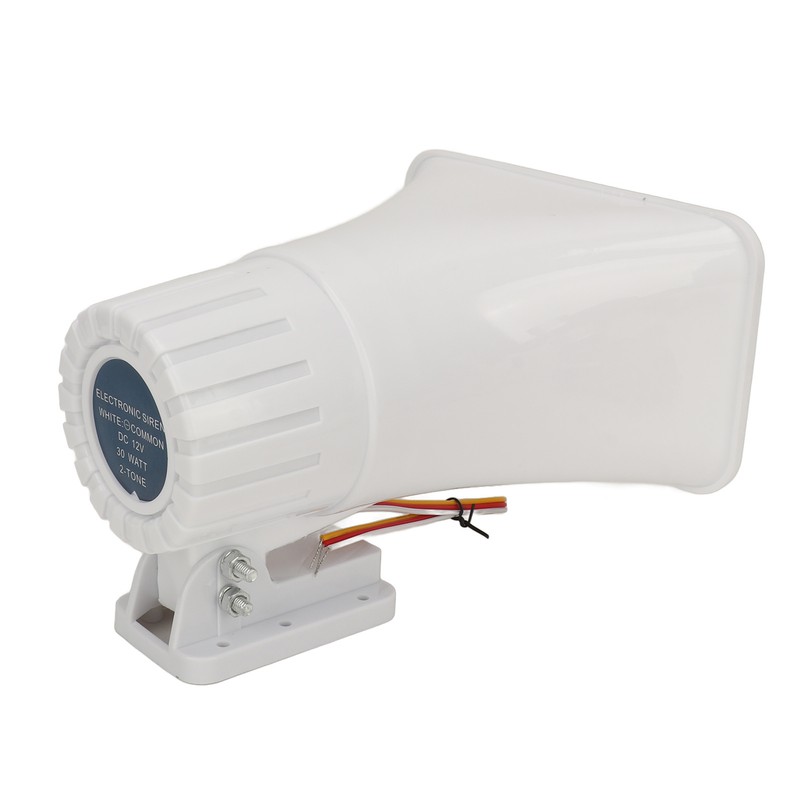 Electric Security Ring Siren Dual Tone Wired Alarm Siren Horn