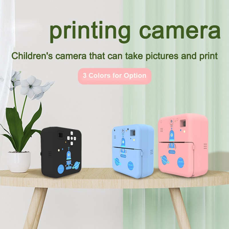 Pocket Photo Printer Wireless Thermal Label Printer 1080P Instant Print