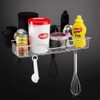 iPEGTOP L-4 Strong Suction Cup Shower Caddy Bath Shelf Storage,