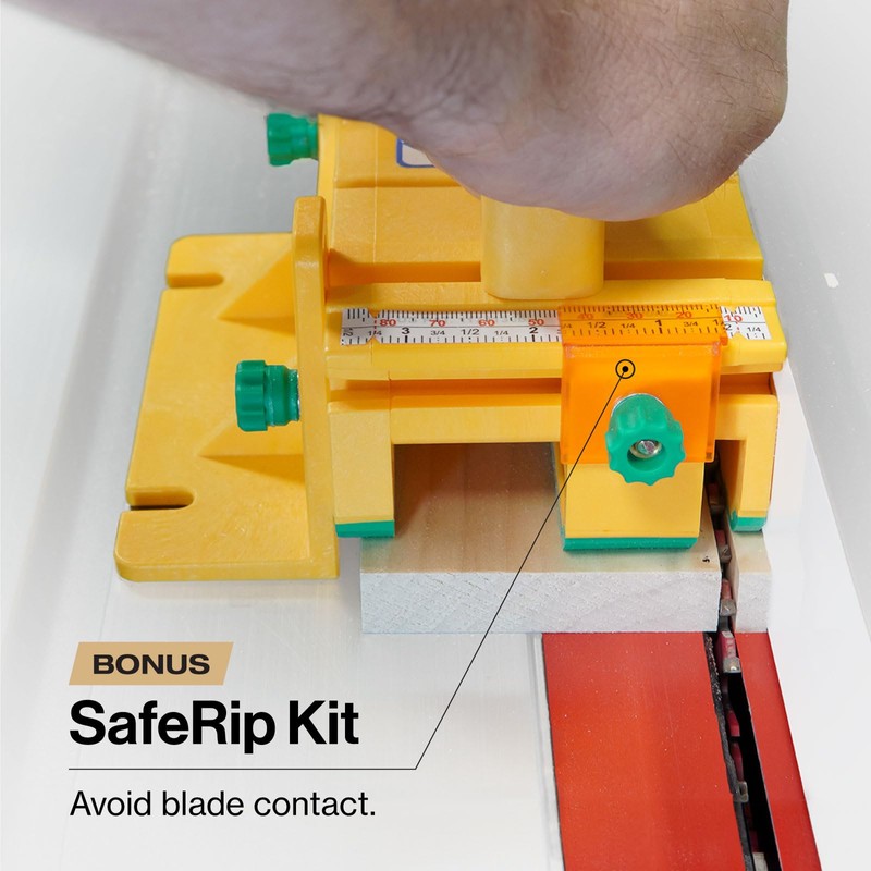 MICROJIG GRR-RIPPER Pro 3D Pushblock for Safety, Precision and Control,