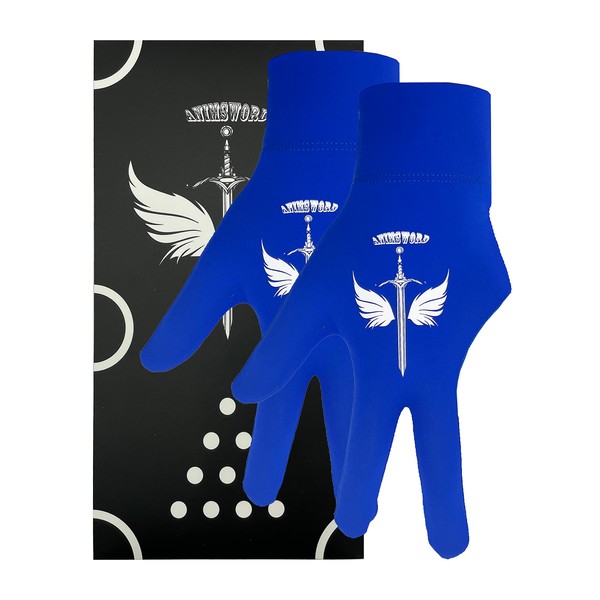 ANIMSWORD Breathable and Comfortable Billiard Pool Gloves Fits on Left