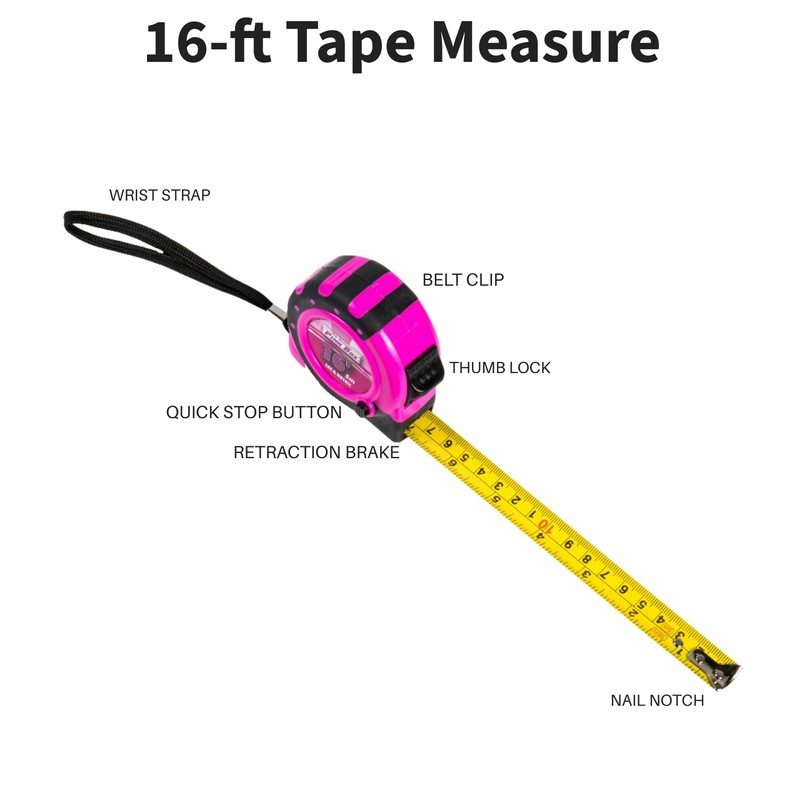 The Original Pink Box PB40TBK 40 Piece Tool Set and